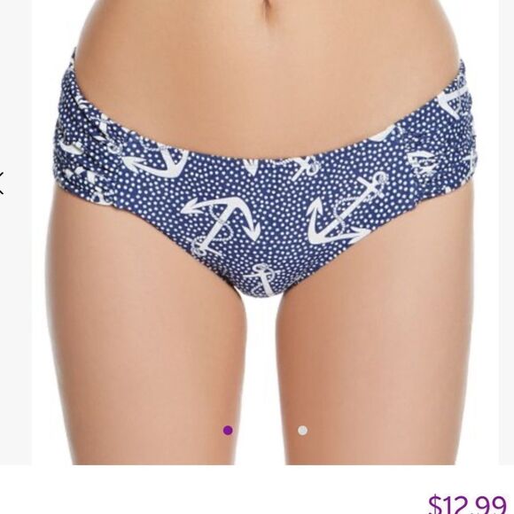 EXCELLENT CONDITION WOMENS SMALL / MEDIUM BETSEY JOHNSON AHOY BABES BIKINI SET - Picture 4 of 8